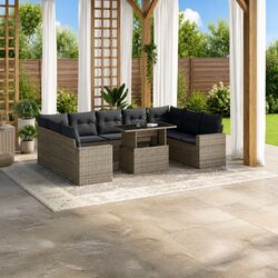 Versatile 10 Piece Garden Sofa Set for All Occasions
