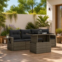 Practical 5 Piece Garden Sofa Set for Various Outdoor Spaces