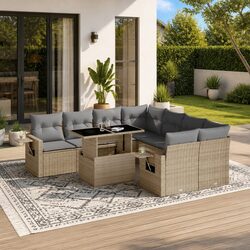 Versatile 9 Piece Outdoor Sofa Set for Your Patio