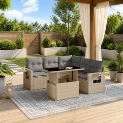 Functional 6 Piece Outdoor Sofa Set for Any Space