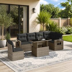 Practical 7 Piece Garden Sofa Set for Every Outdoor Occasion