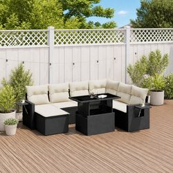 9 Piece Garden Sofa Set for Relaxing and Entertaining