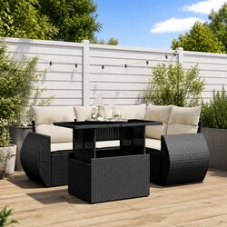 5 Piece Garden Sofa Set for Outdoor Use