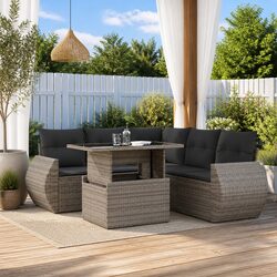 Versatile 6 Piece Garden Sofa Set for Any Space