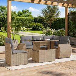 Versatile 6-Piece Outdoor Sofa Set for Any Patio