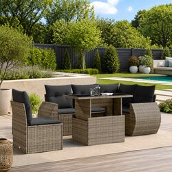 Practical 6 Piece Garden Sofa Set for Your Patio