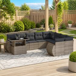 Practical 10 Piece Garden Sofa Set for Versatile Use