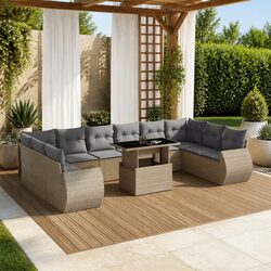 Versatile 11 Piece Garden Sofa Set for Any Outdoor Area