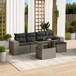Practical 6-Piece Outdoor Sofa Set for Home Use