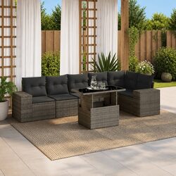 Practical 7-Piece Garden Sofa Set for Outdoor Gatherings