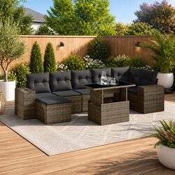 Practical 8 Piece Garden Sofa Set for Any Outdoor Setting