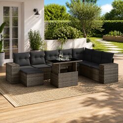 Practical 9 Piece Outdoor Sofa Set for Every Gathering
