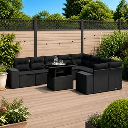 Versatile 10 Piece Garden Sofa Set for Any Outdoor Space