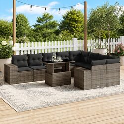 Versatile 10-Piece Sofa Set for Your Outdoor Needs