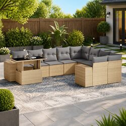 Versatile 10 Piece Garden Sofa Set for Your Outdoor Needs