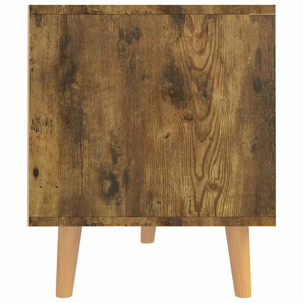 TV Stand Engineered Wood Brown Display Unit Spacious Storage 90cm x 40cm x 48.5cm