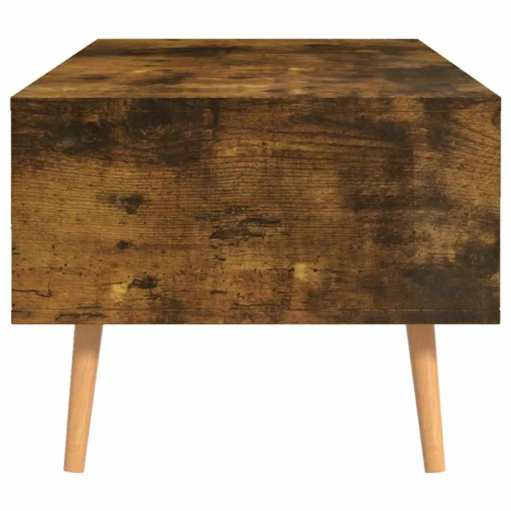 Coffee Table Engineered Wood Brown Compact Living Room Accent Furniture 100x49.5x43cm
