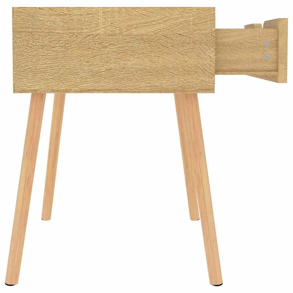 Bedside Cabinet Engineered Wood 40W x 40D x 56H cm Brown