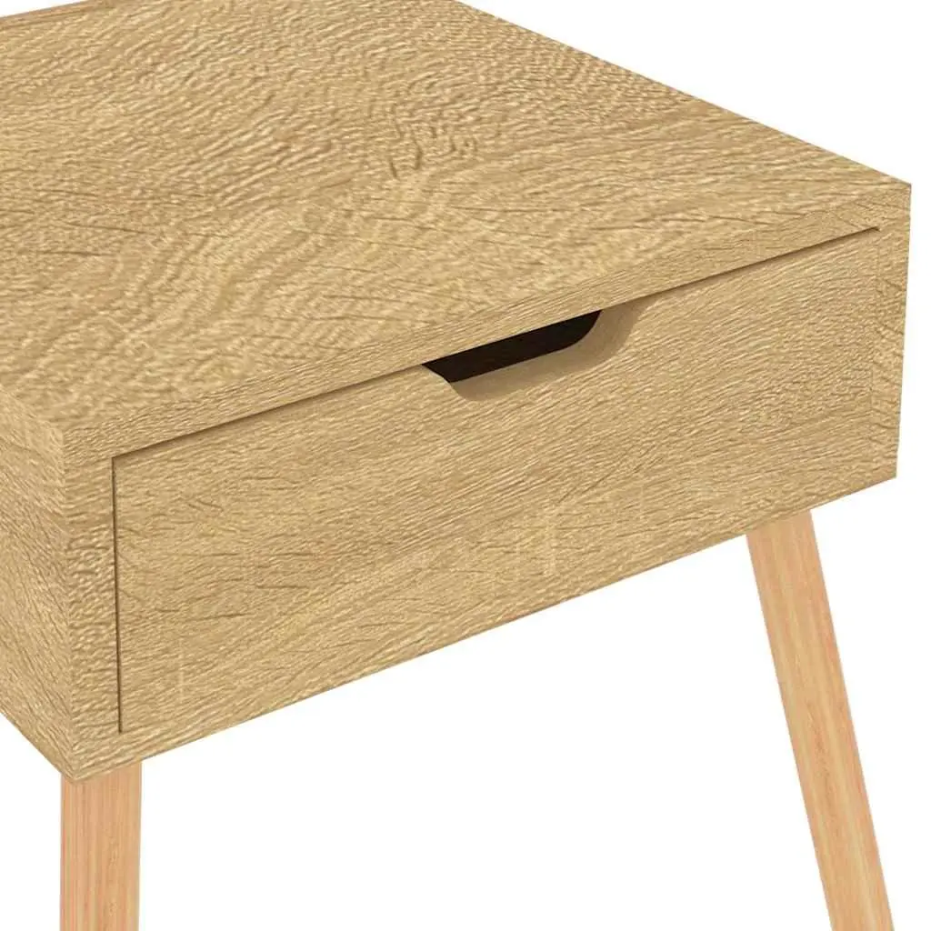 Bedside Cabinets Engineered Wood 40x40x56 cm Brown 2 pcs