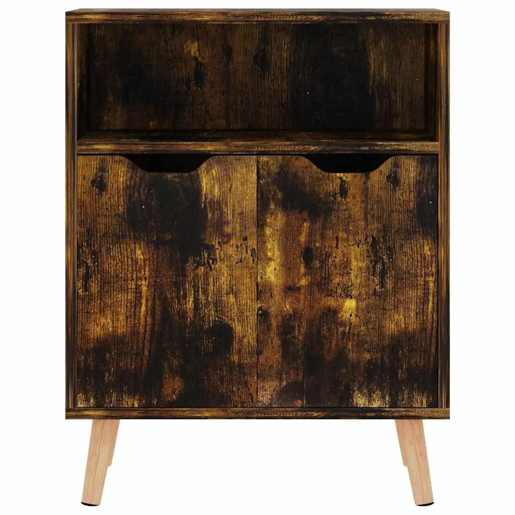 Sideboard Storage Cabinet Brown Engineered Wood Living Room Furniture Cupboard