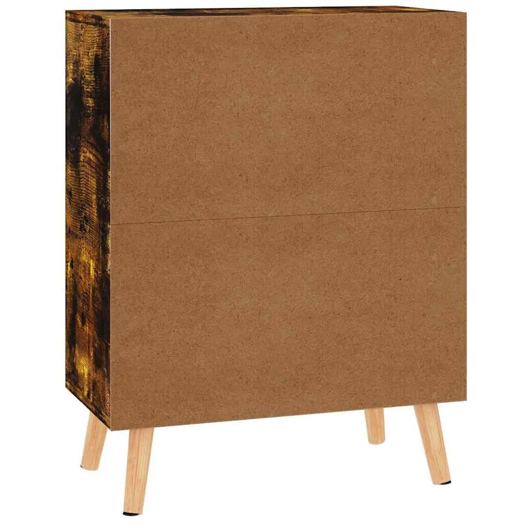 Sideboard Storage Cabinet Brown Engineered Wood Living Room Furniture Cupboard
