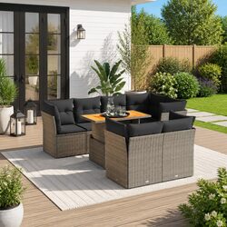 Perfect for Entertaining: 8-Piece Outdoor Sofa Set