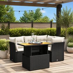 Practical 5-Piece Garden Sofa Set for Outdoor Enjoyment