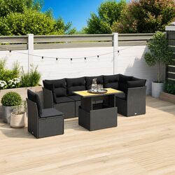 Practical 7 Piece Garden Sofa Set for Your Outdoor Area