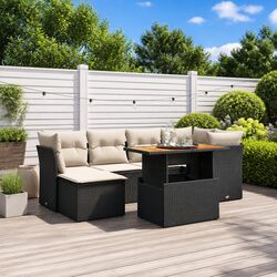 Practical 7 Piece Garden Sofa Set for Entertaining Outdoors