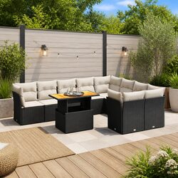 Practical 10 Piece Outdoor Sofa Set for Relaxation