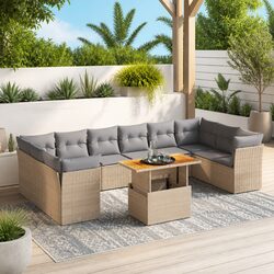 Ideal 11-Piece Garden Sofa Set for Backyard Gatherings