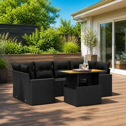 Practical 7-Piece Garden Sofa Set for Any Outdoor Area