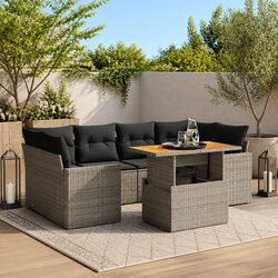 Practical 7 Piece Sofa Set for Your Outdoor Enjoyment