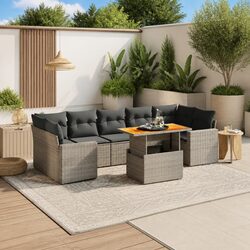 Perfect for Outdoor Relaxation: 8-Piece Garden Sofa Set
