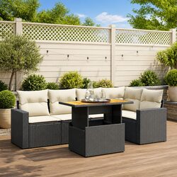 Practical 6 Piece Garden Sofa Set for Your Patio