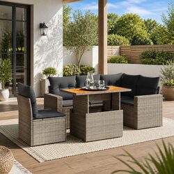 Versatile 6 Piece Sofa Set for Your Outdoor Living