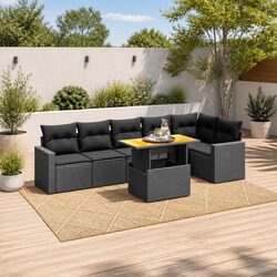 Practical 7 Piece Modular Sofa for Your Outdoor Needs