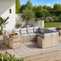 Versatile 10 Piece Outdoor Sofa Set for Any Space
