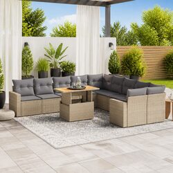 Versatile 11 Piece Garden Sofa Set for Your Patio