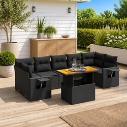 Versatile 8 Piece Garden Sofa Set for Your Outdoor Area