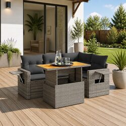 Functional 5-Piece Sofa Set Perfect for Your Backyard