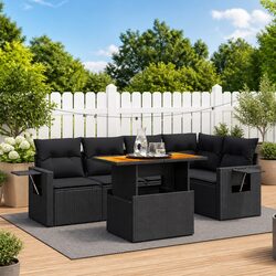 Practical 6 Piece Garden Sofa Set for Your Home