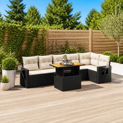 Practical 7 Piece Sofa Set for Outdoor Gatherings
