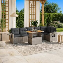 Practical 7 Piece Garden Sofa Set for Any Outdoor Space
