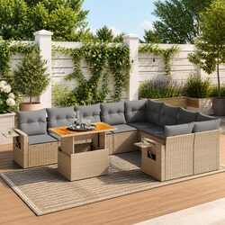 Ideal 10 Piece Garden Sofa Set for Any Outdoor Setting