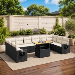 Versatile 11 Piece Garden Sofa Set for Your Outdoor Space