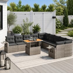 Versatile 11-Piece Garden Sofa Set for Any Outdoor Occasion