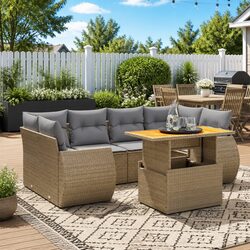 Ideal 7-Piece Outdoor Sofa Set for Your Home