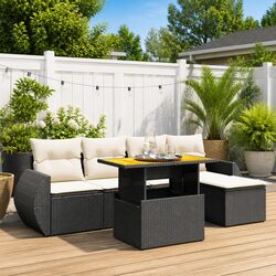 Versatile 6-Piece Garden Sofa Set for Patio Use