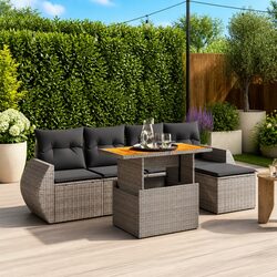 Practical 6 Piece Garden Sofa Set for Your Outdoor Needs